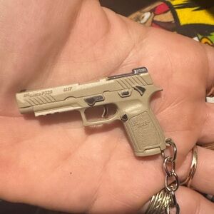 Tan Keychain Accessory